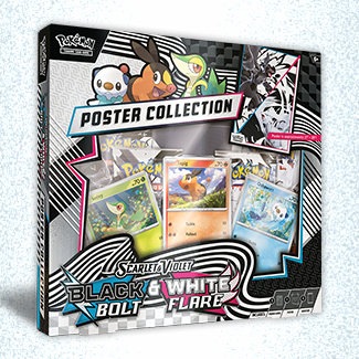 Pokémon Cards - Scarlet & Violet - BLACK BOLT & WHITE FLARE POSTER COLLECTION