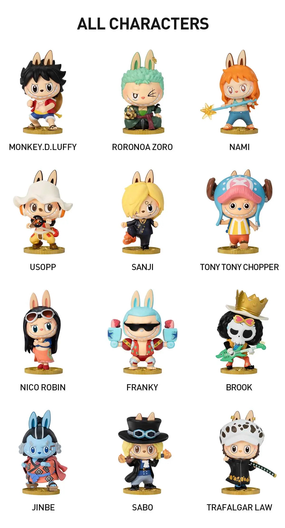 POPMART - LABUBU THE MONSTERS x ONE PIECE