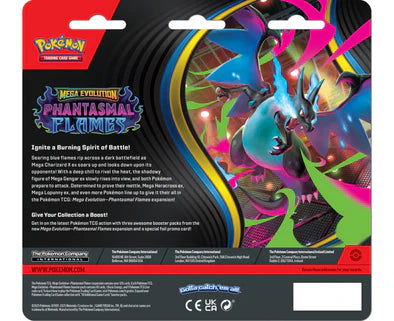Pokémon Cards - Mega Evolution - Phantasmal Flame - 3 Pack Blister - Sneasel (ME02) (EN)