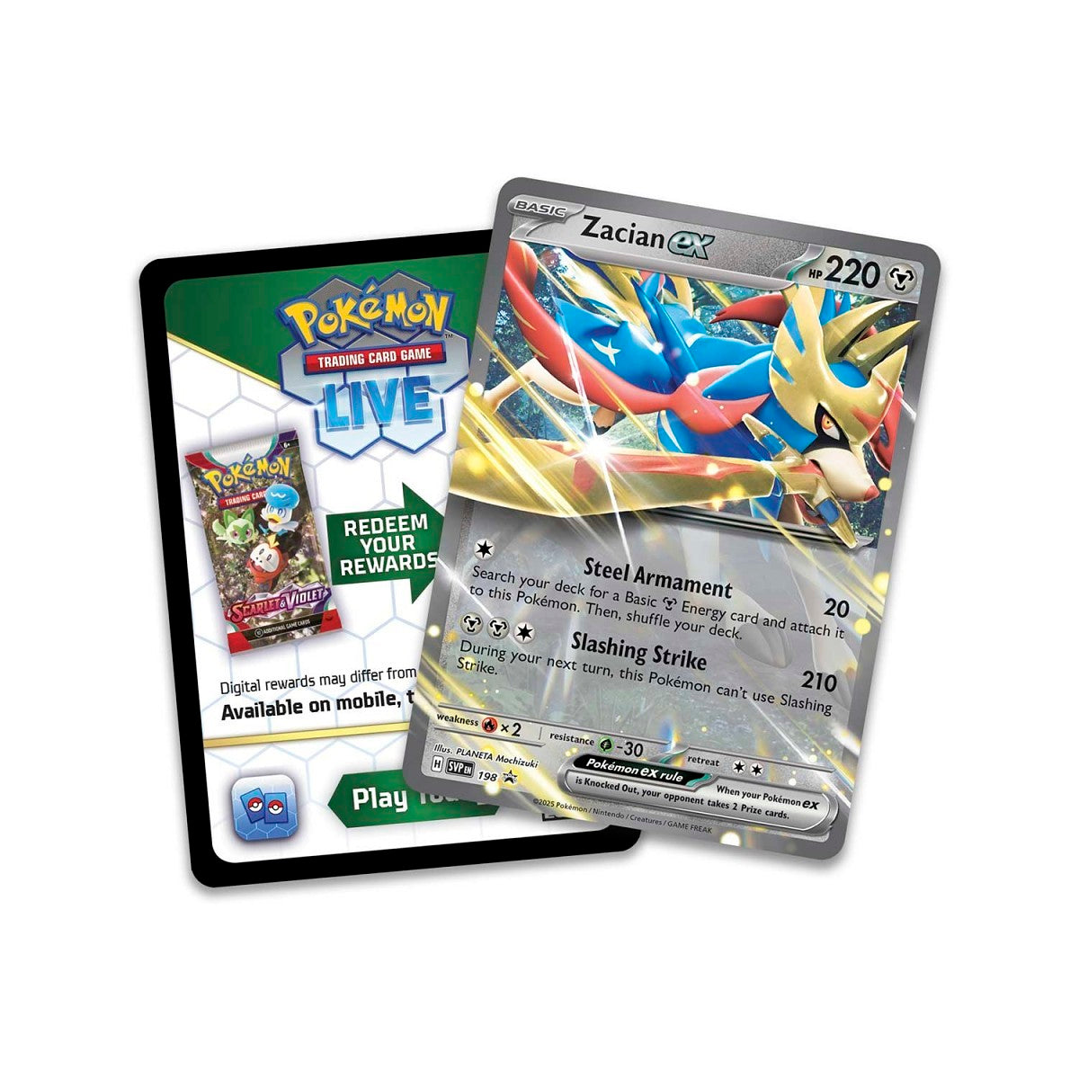 Pokémon Cards - Slashing Legends Tin (Zacian ex)