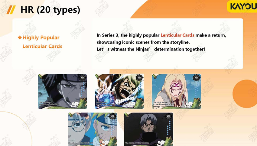 *PRE-ORDER* Naruto TCG - Naruto Smritri Cards Heaven Scroll - Jin Series 3 (KAYOU)