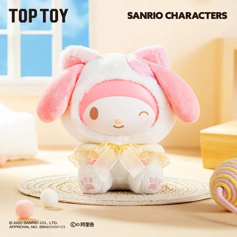 SANRIO CHARACTERS - PLAY WITH KITTENS SERIES - PLUSH/KEYCHAIN