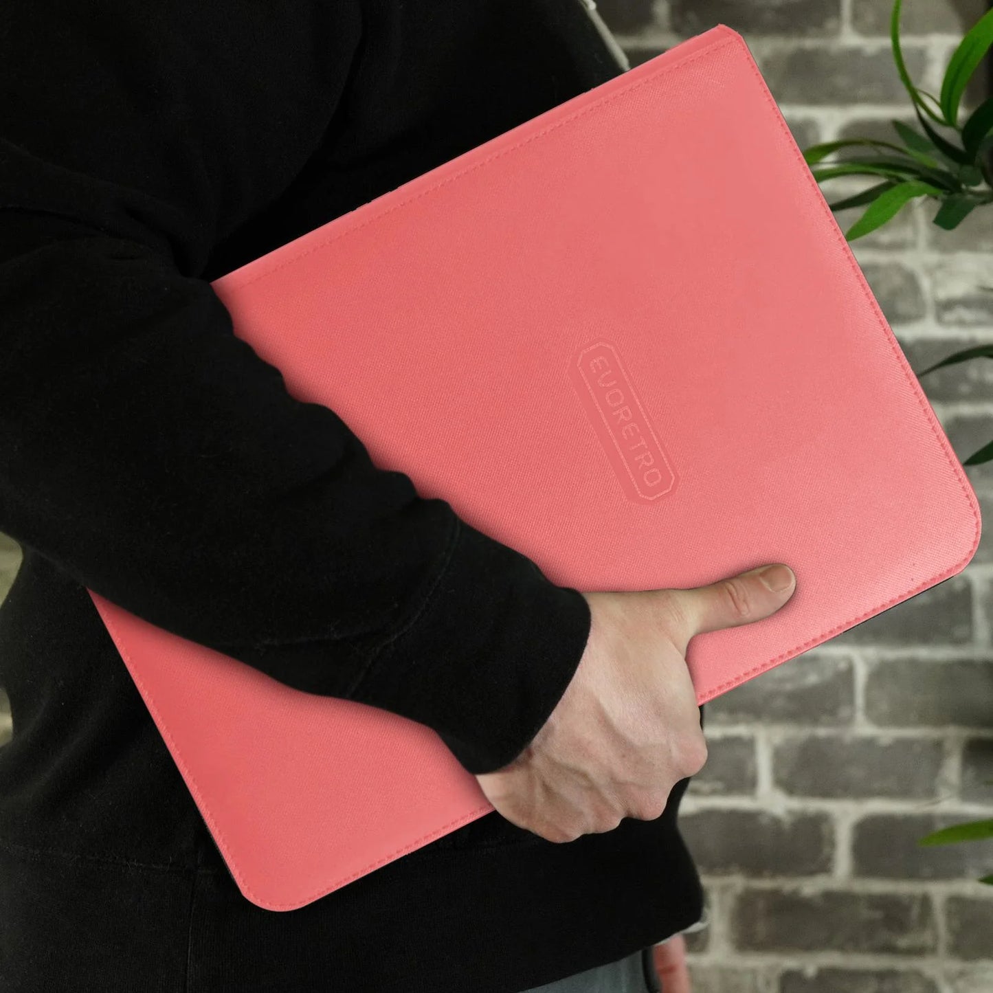 Evoretro - 3x3 9-Pocket Zipper Binder (Pink) EVO-2005