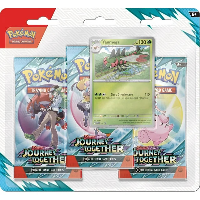 Pokémon Cards - Scarlet & Violet - Journey Together 3 Pack Blister SV9 (EN)