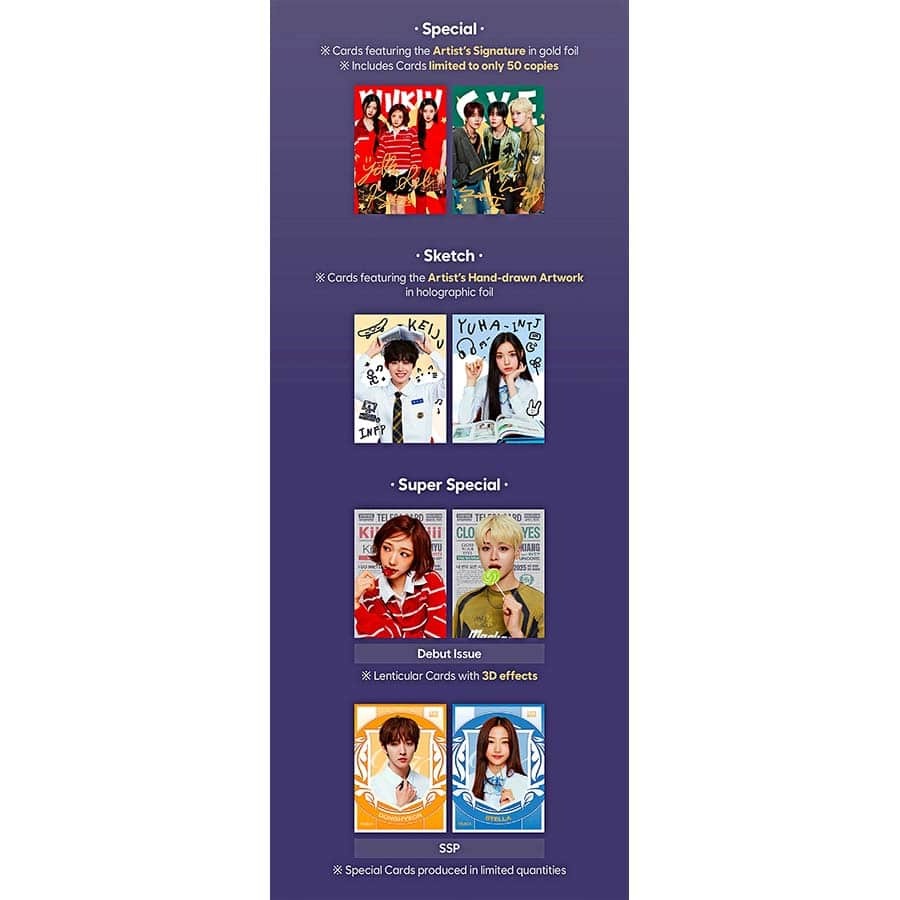 TELECA 2025 KPOP ROOKIE COLLECTION CARDS (KPOP)