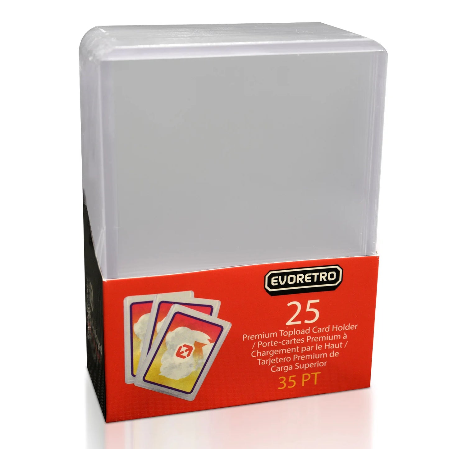Top Loaders - Card Protector 35 PT EVORETRO Clear Premium