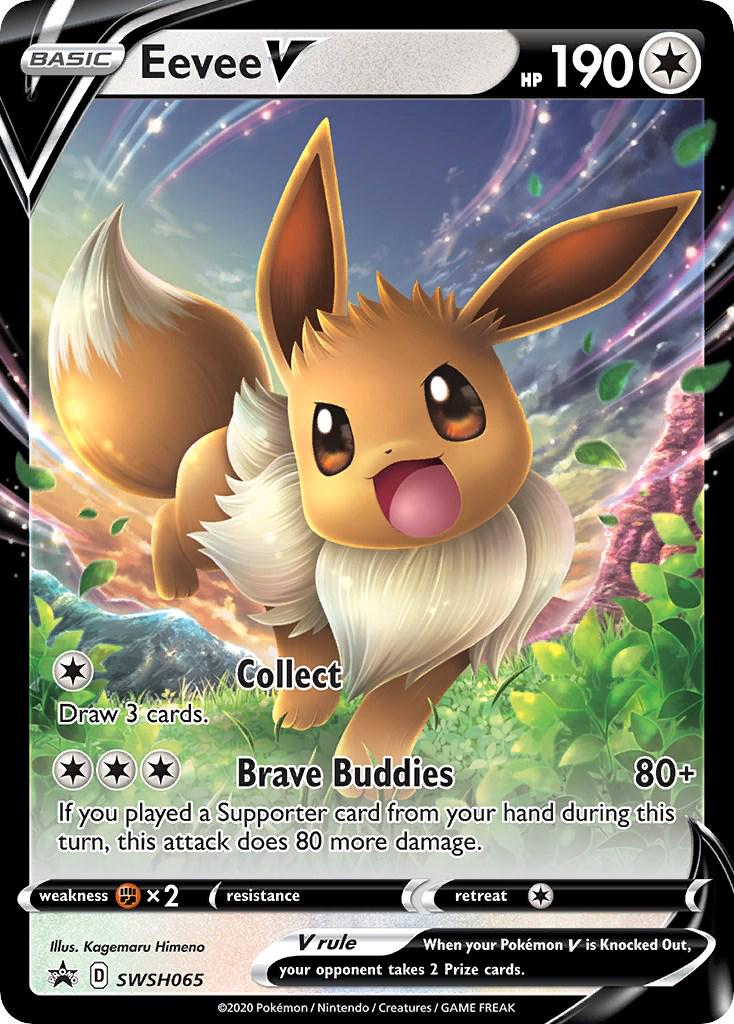 English Singles - SWSH065 Eevee V - Pokemon Promo