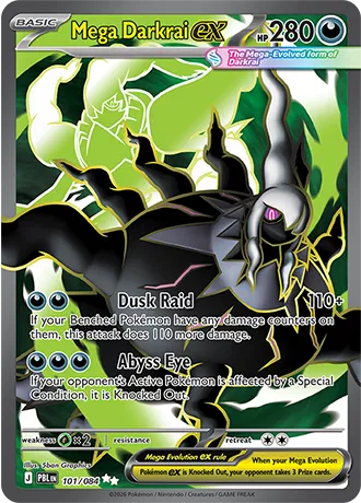 English Singles - 101/084 Mega Darkrai ex