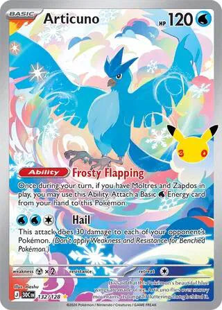 English Singles - 132/128 Articuno - 30th