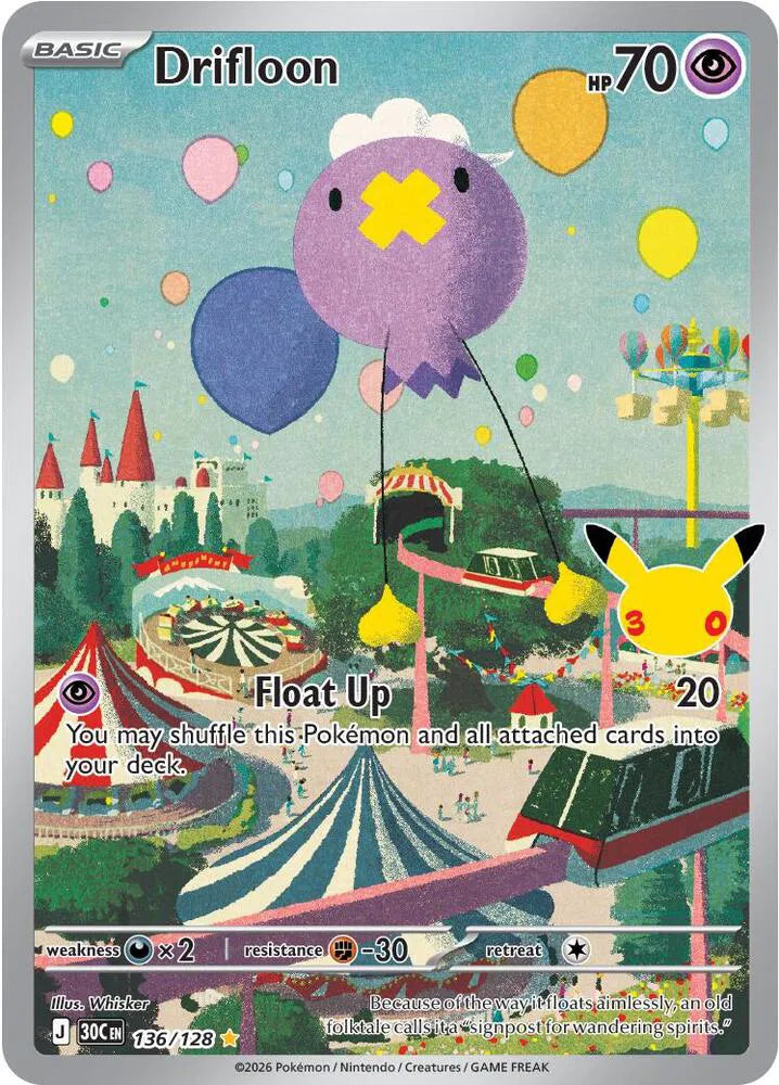 English Singles - 136/128 Drifloon - 30th