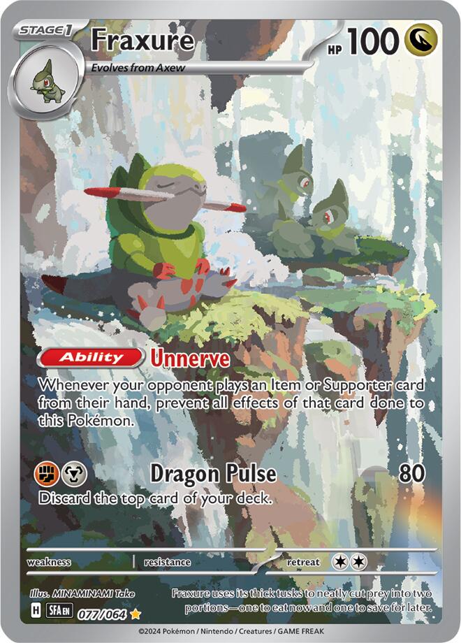 English Singles - 077/064 Fraxure - Shrouded Fable