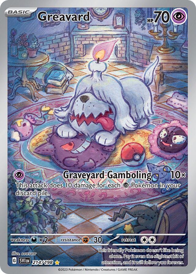 English Singles - 214/198 Greavard - Scarlet & Violet