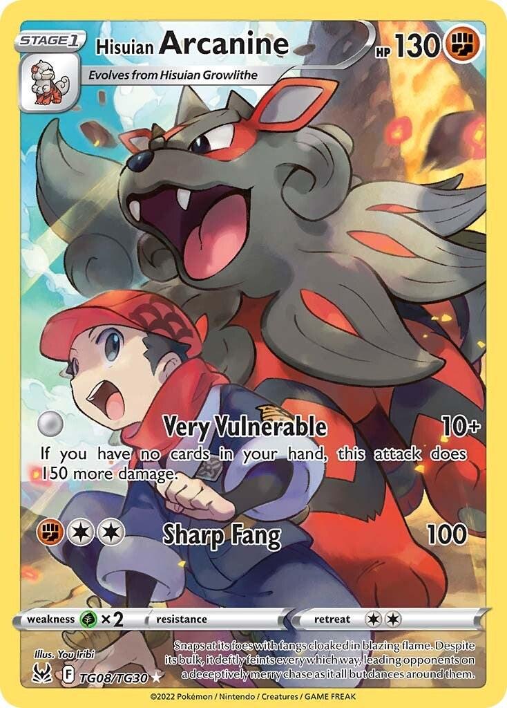 English Singles - TG08/TG30 Hisuian Arcanine - Lost Origin