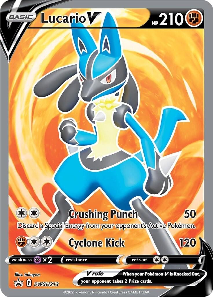 English Singles - SWSH213 Lucario V - Promo