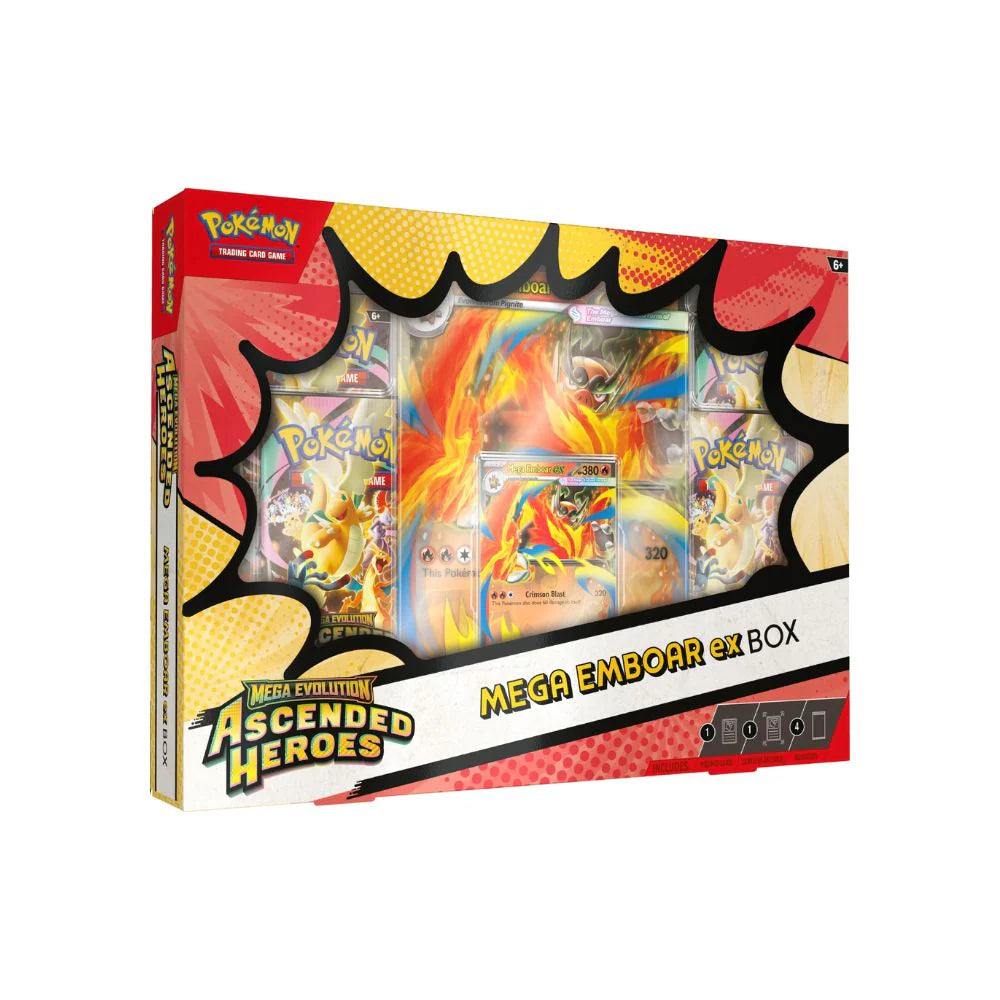Pokémon Cards - Mega Evolution - Ascended Heroes Mega Emboar ex Box (ME02.5) (EN)
