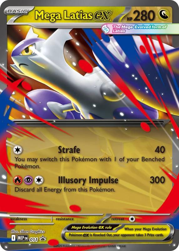 English Singles - Mega Latias Ex #11 Pokemon Promo