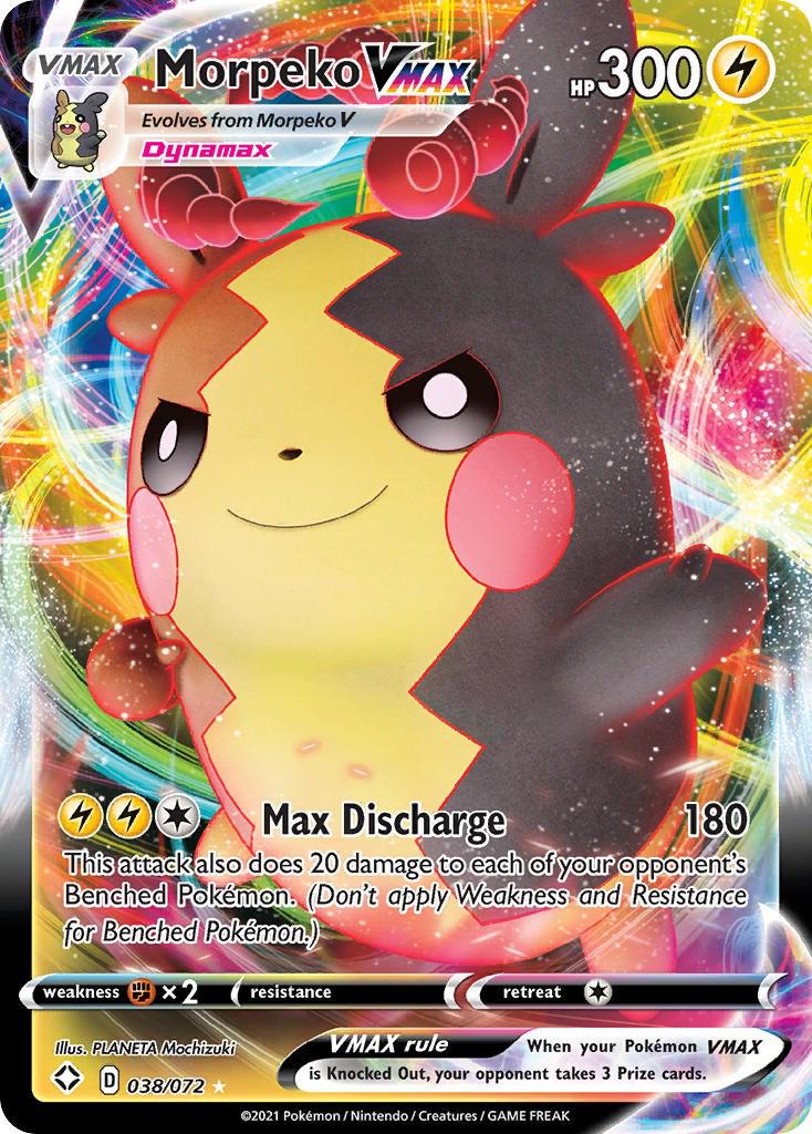 English Singles - 038/072 Morpeko VMAX - Shining Fates