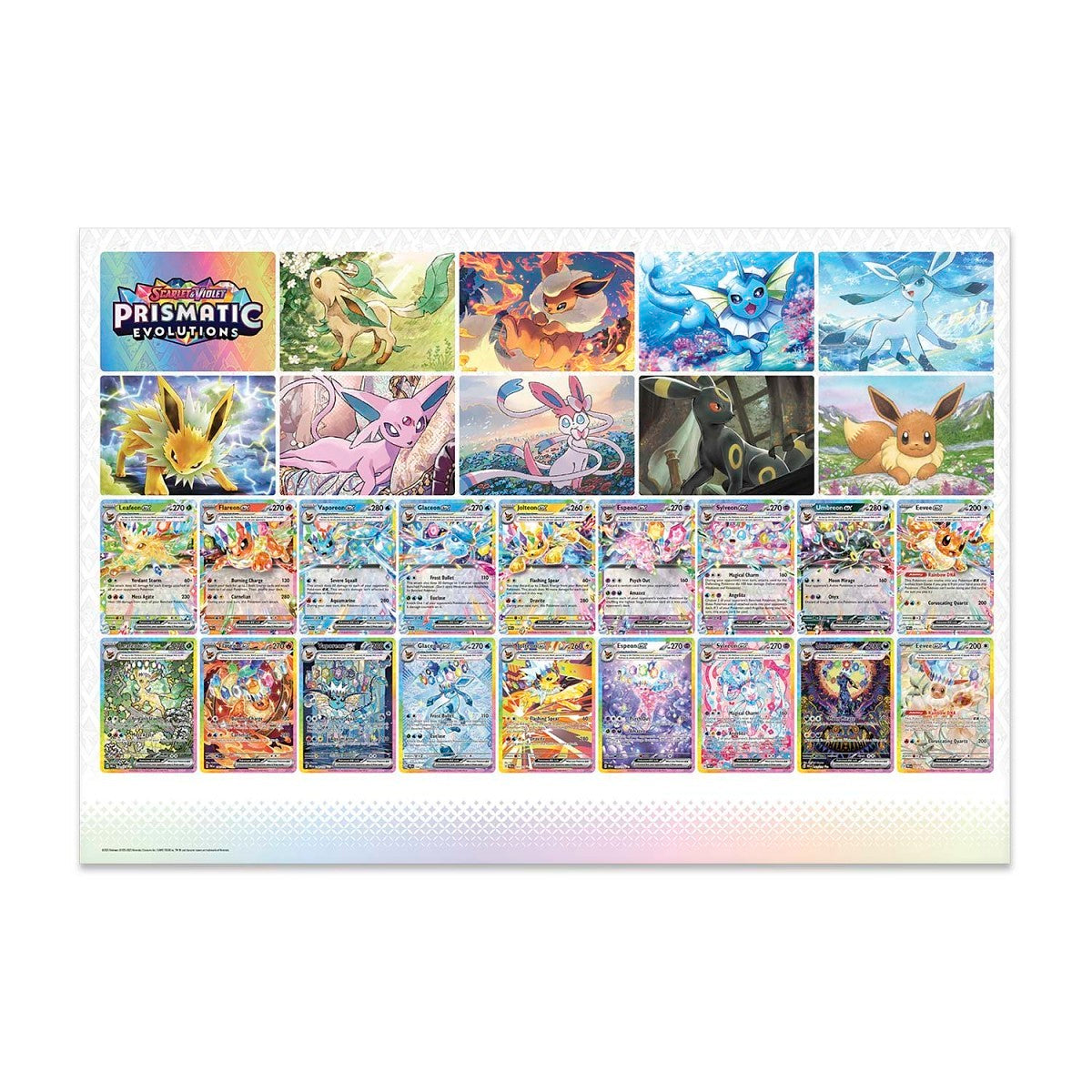 Pokémon Cards - S&V - Prismatic Evolutions Poster Collection