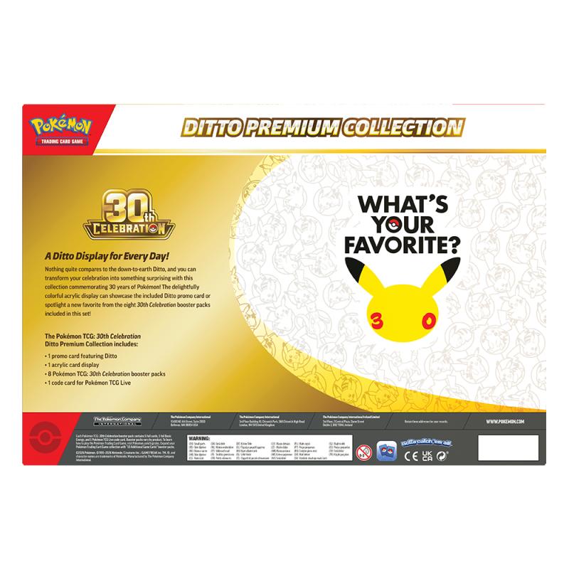 Pokémon Cards - Pokemon 30th Celebration Ditto Premium Collection