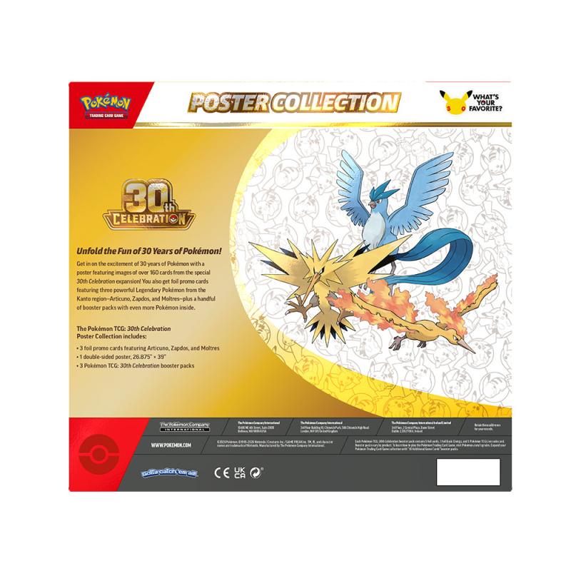 Pokémon Cards - Pokemon 30th Celebration - Poster Collection (EN)