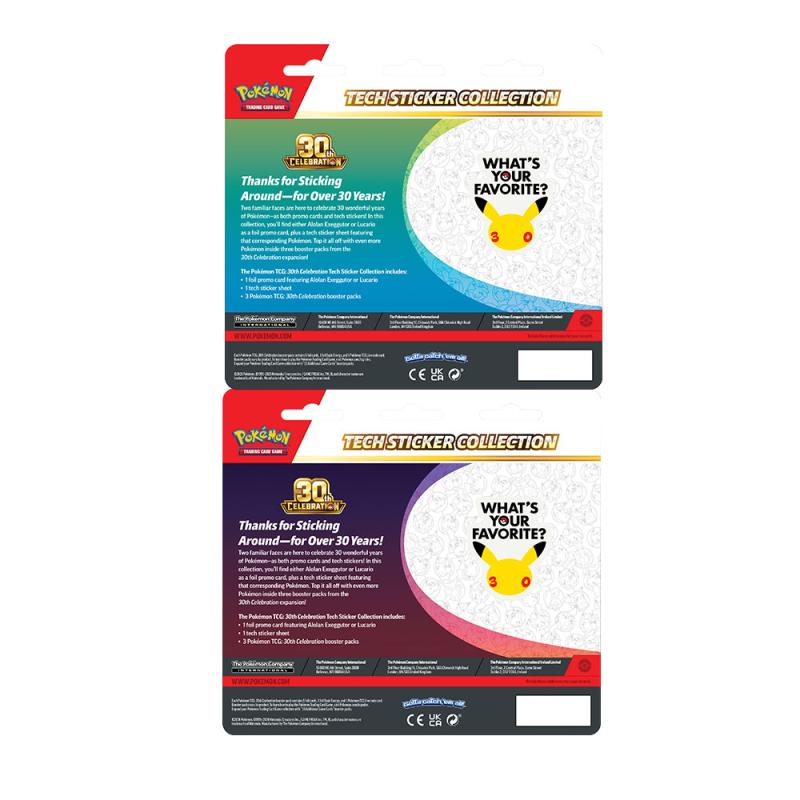 Pokémon Cards - Pokemon 30th Celebration - Tech Sticker Collection (EN)