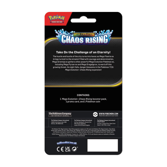 Pokémon Cards - Mega Evolution - Chaos Rising Checklane Blister (ME04) (EN) (PRE-ORDER)