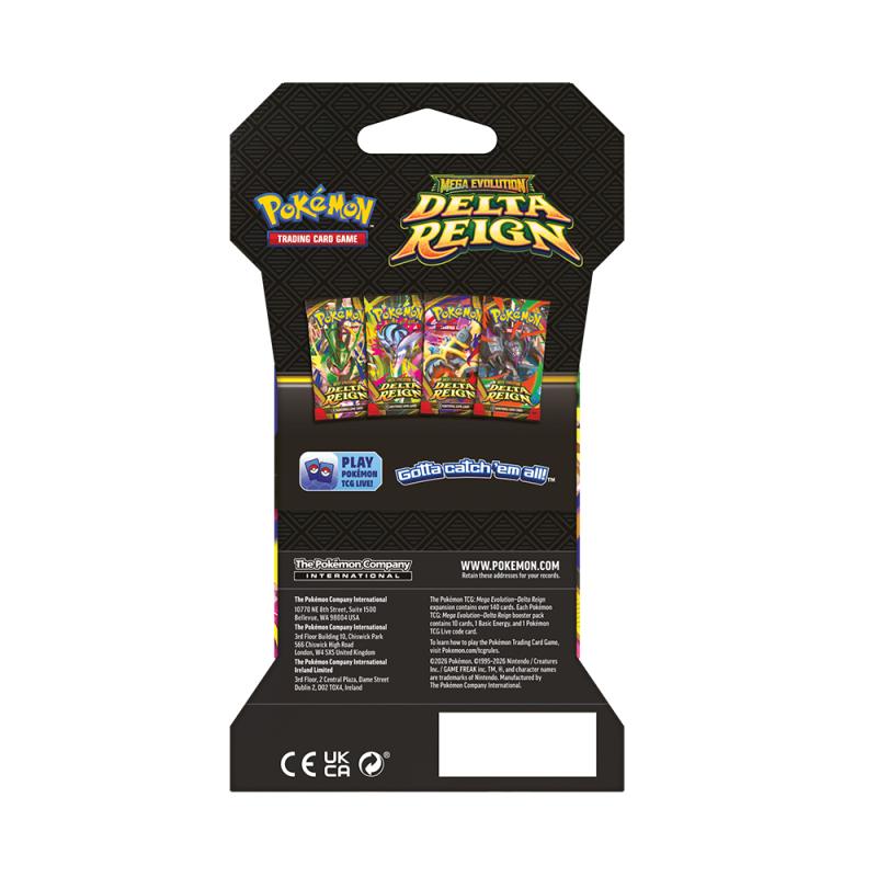 Pokémon Cards - Mega Evolution - Delta Reign Sleeved Blister x 24 (ME06) (EN)