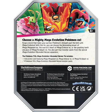 Pokémon Cards - Ascended Heroes Tin - Mega Meganium ex (EN) (PRE-ORDER)