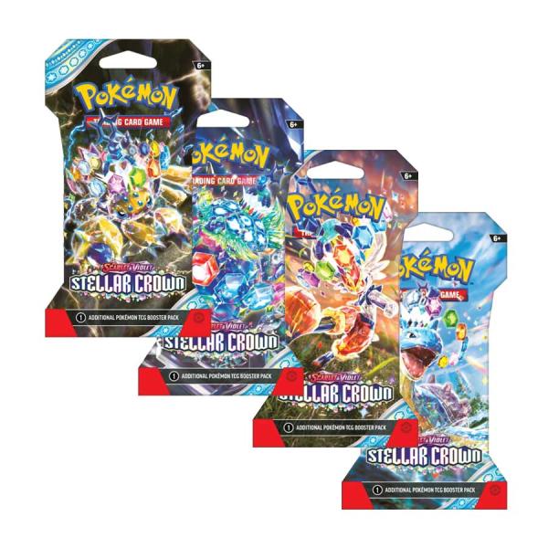 Pokémon Cards - Scarlet & Violet - Stellar Crown Sleeved Blister SV7 (EN)