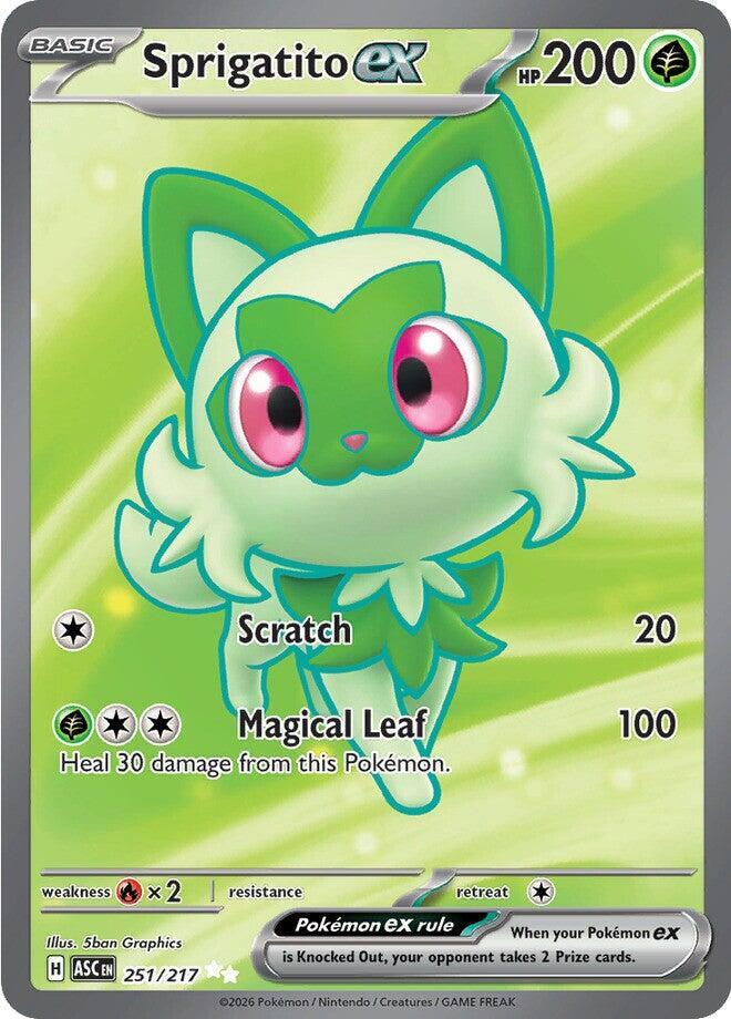 English Singles - 251/217 Sprigatito - Ascended Heroes