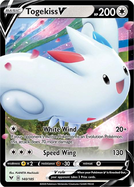 English Singles - 140/185 Togekiss - Vivid Voltage