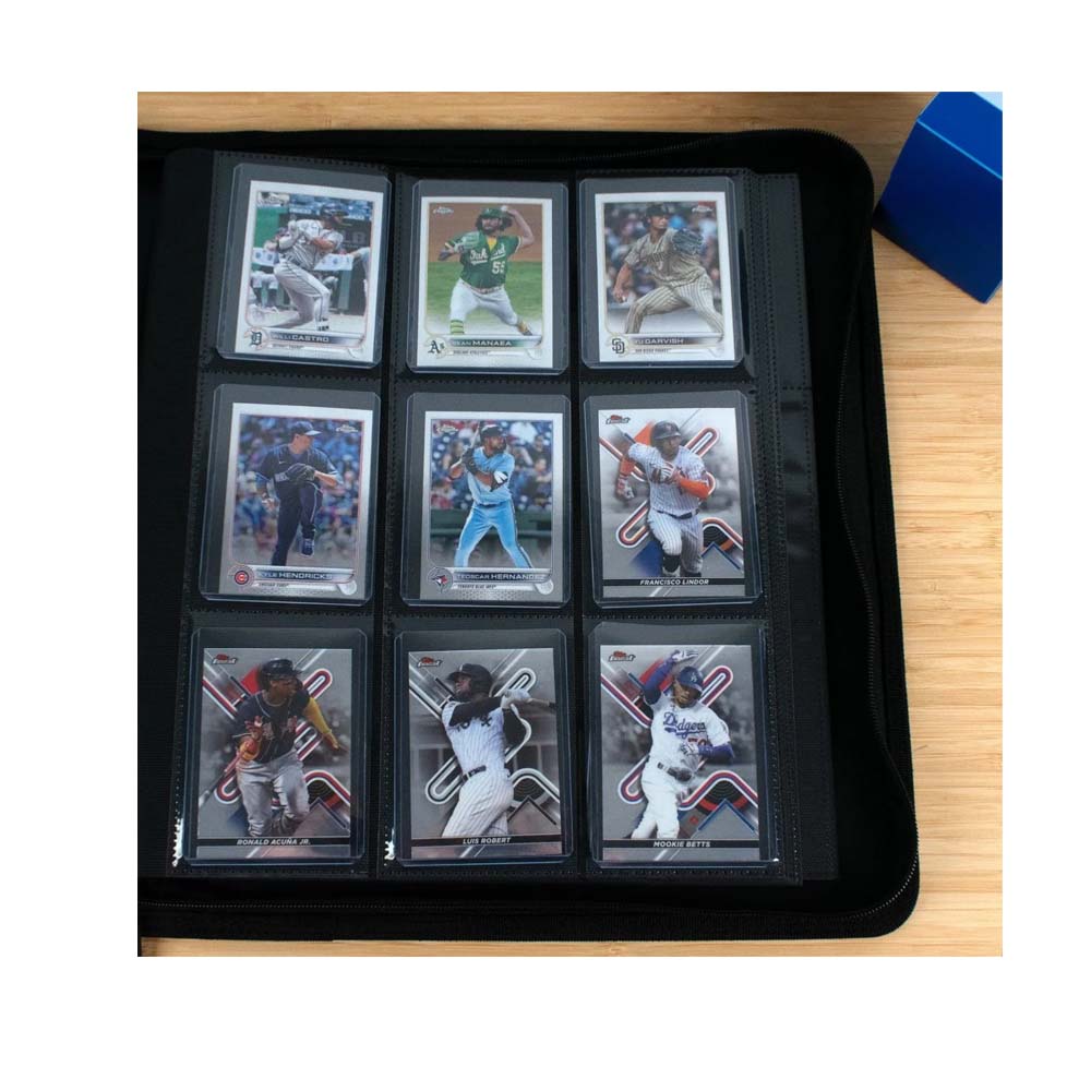 9-POCKET Z-FOLIO LX ALBUM TOPLOADERS BLACK