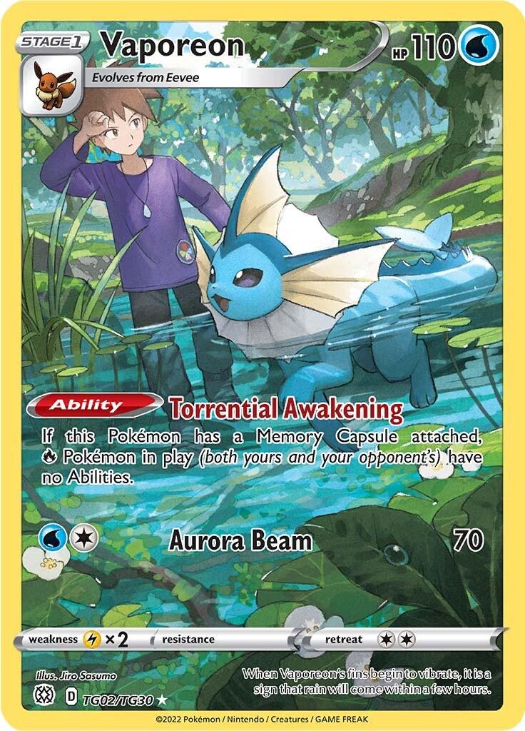 English Singles - TG02/TG30 Vaporeon - Brilliant Stars