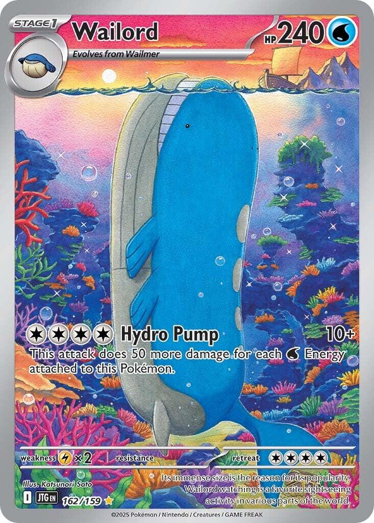 English Singles - 162/159 Wailord - Journey Together