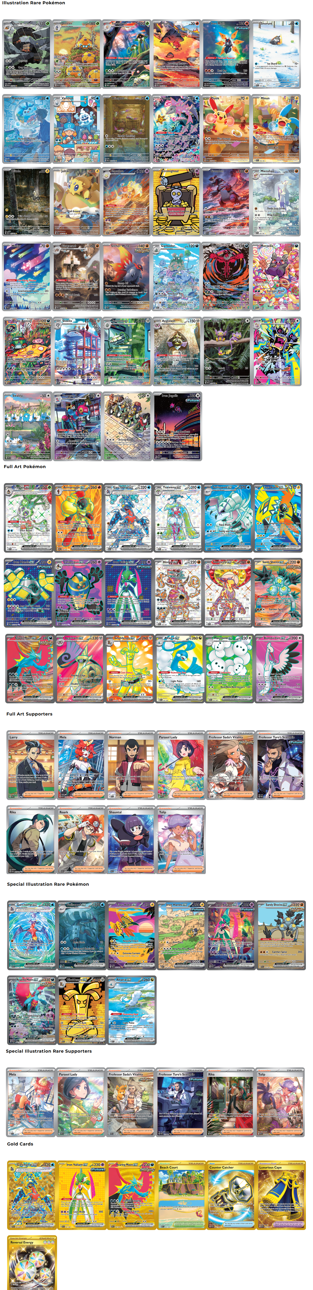 Pokémon Cards - Scarlet & Violet - Paradox Rift Sleeved Blister (SV4) (EN)