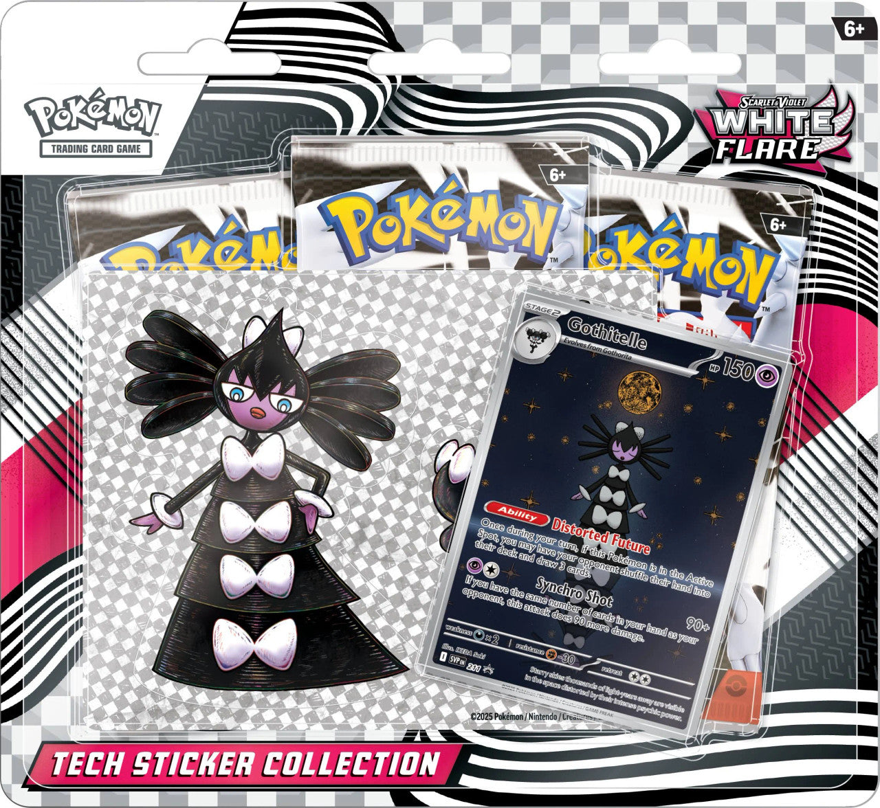 Pokémon Cards - Scarlet and Violet - White Flare - Tech Sticker Collection