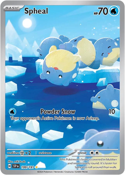 English Singles - 199/191 Spheal - Surging Sparks