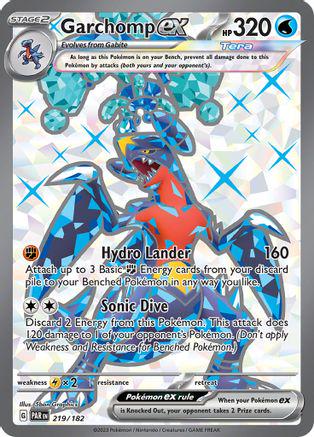 English Singles - 218/182 Garchomp EX - Paradox Rift