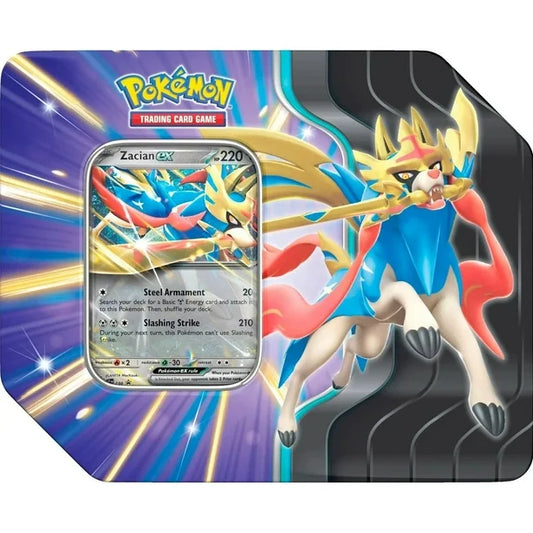 Pokémon Cards - Slashing Legends Tin (Zacian ex)