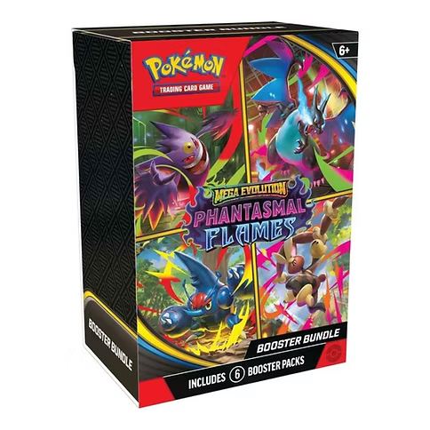 Pokémon Cards - Mega Evolution - Phantasmal Flame - Booster Bundle (ME02)