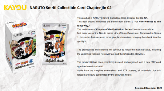 *PREORDER* Naruto TCG - Naruto Smritri Cards Heaven Scroll - Series 2 (KAYOU)