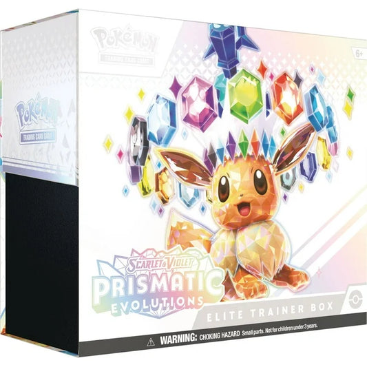 Pokémon Cards - Scarlet & Violet - Prismatic Evolutions SV8.5 - Elite Trainer Box (ETB)