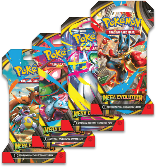 Pokémon Cards - Mega Evolution - Sleeved Booster Pack(ME01)
