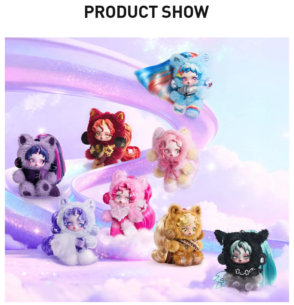 PREORDER - POP MART - SKULLPANDA X My Little Pony Plus Pendant