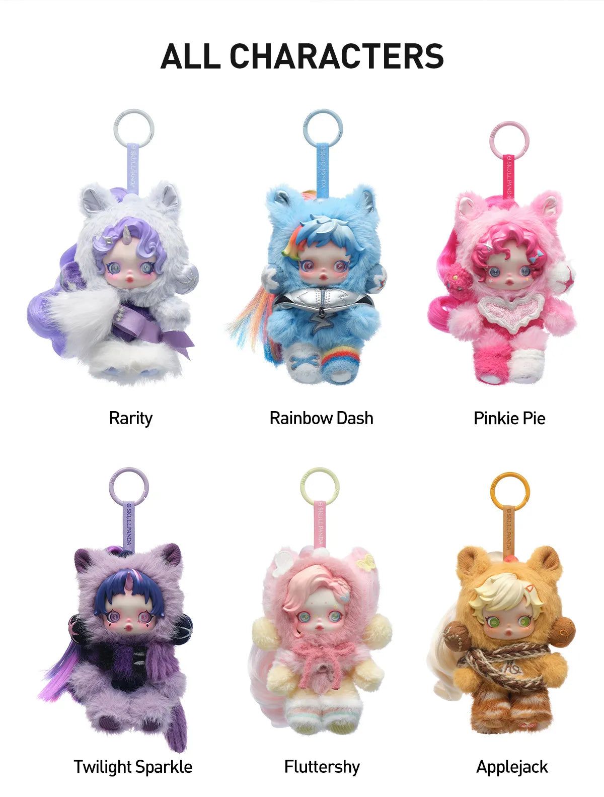 PREORDER - POP MART - SKULLPANDA X My Little Pony Plus Pendant