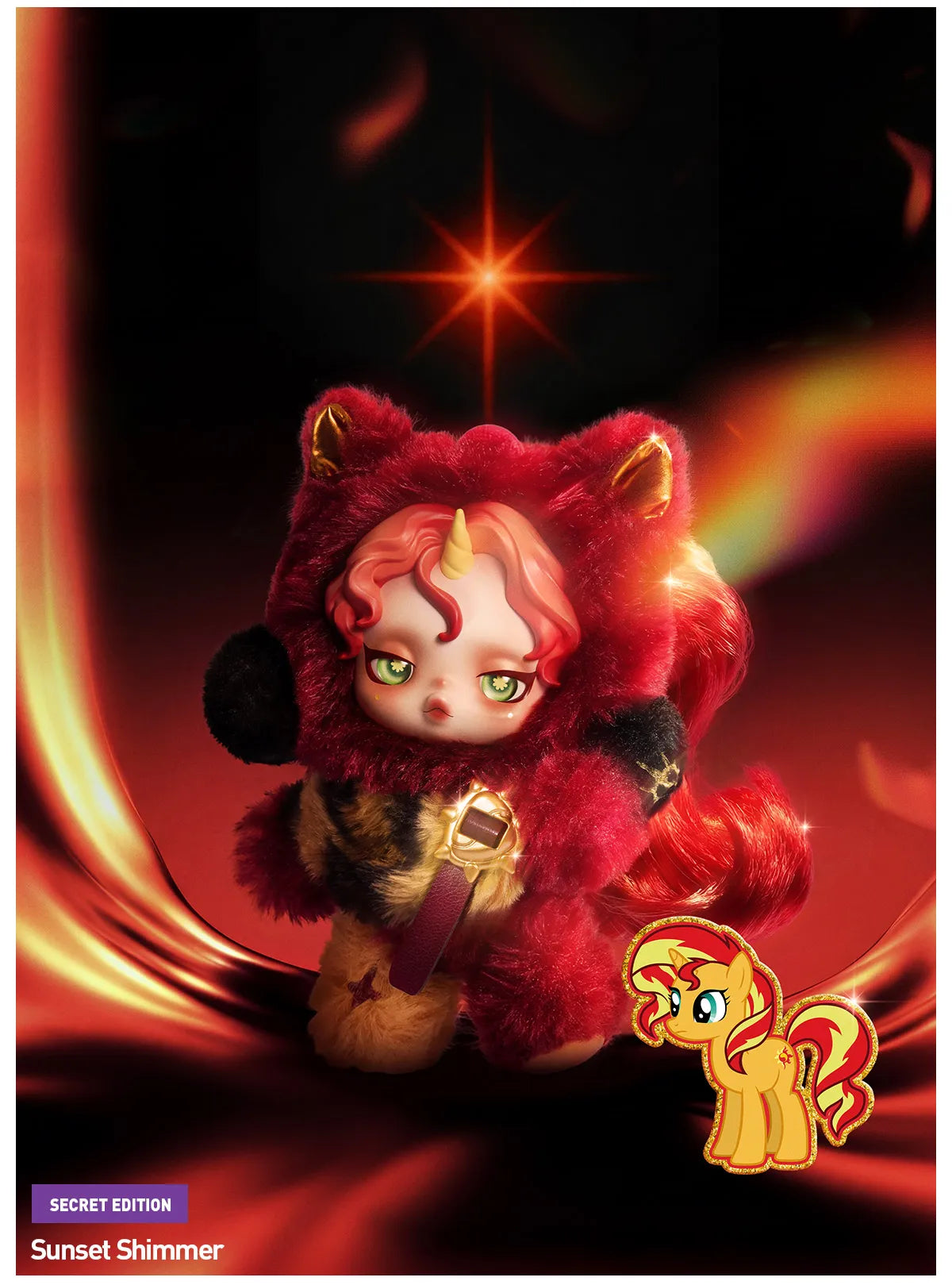 PREORDER - POP MART - SKULLPANDA X My Little Pony Plus Pendant