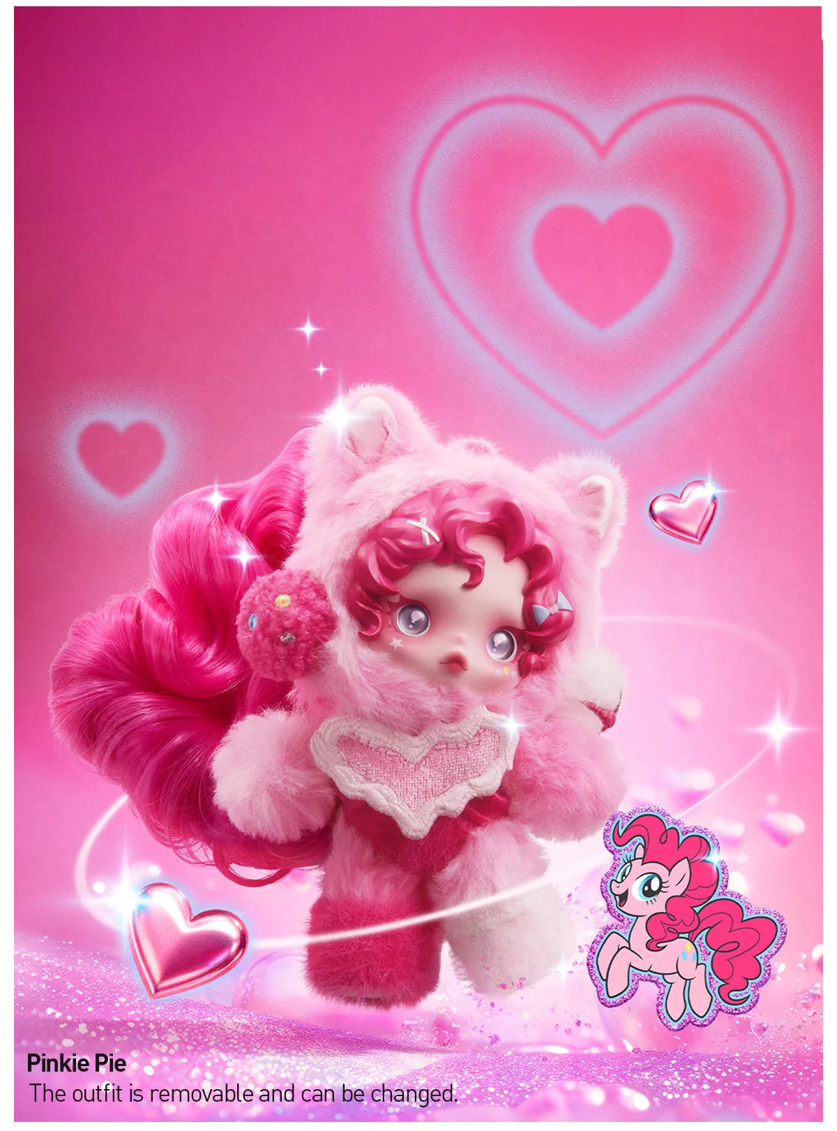 PREORDER - POP MART - SKULLPANDA X My Little Pony Plus Pendant