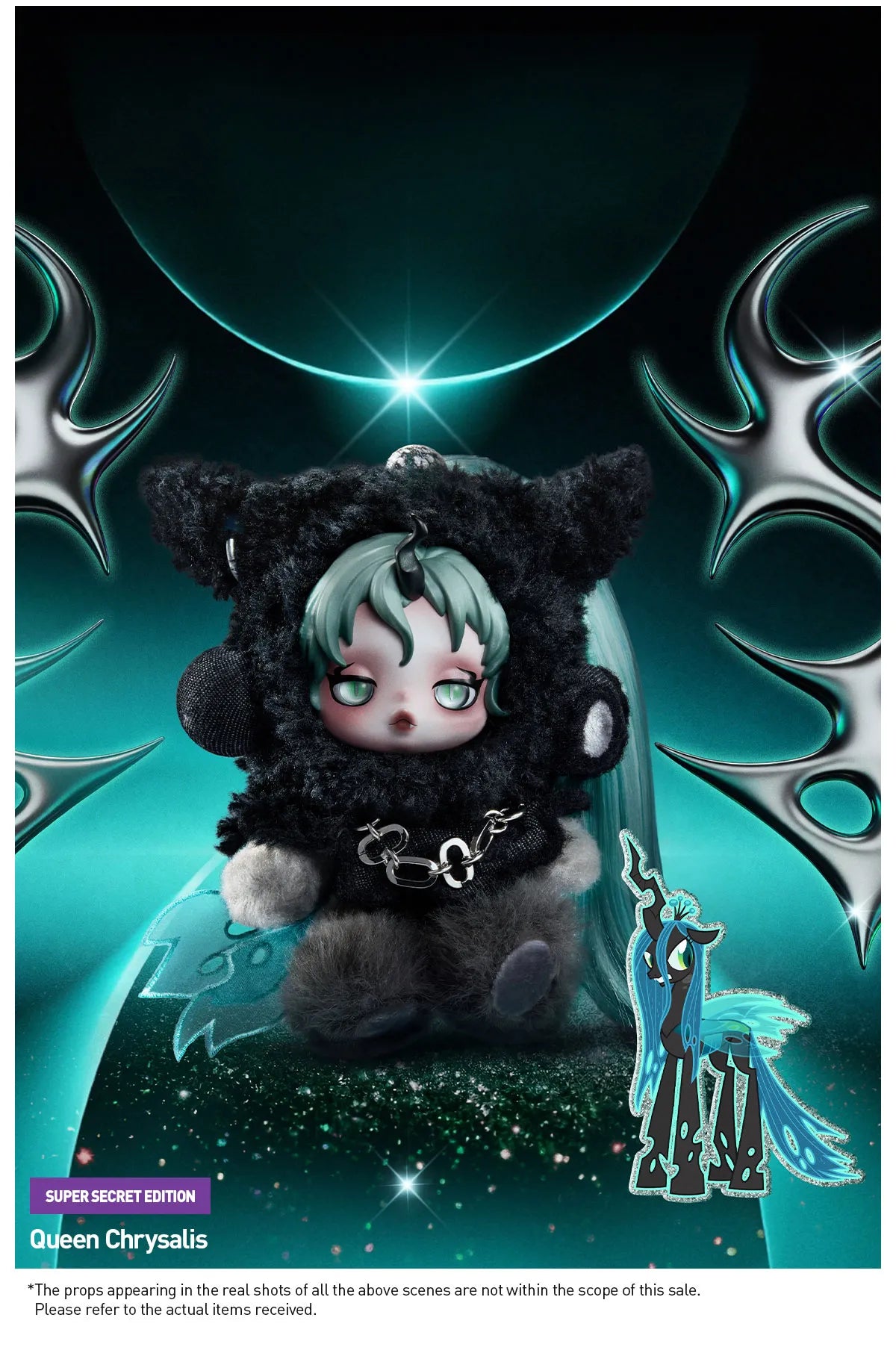 PREORDER - POP MART - SKULLPANDA X My Little Pony Plus Pendant