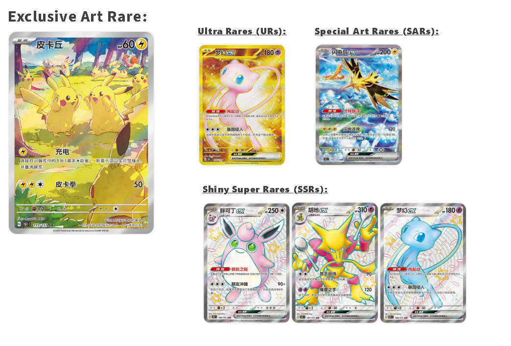 Pokémon Cards - Collect 151 Gathering (CH)