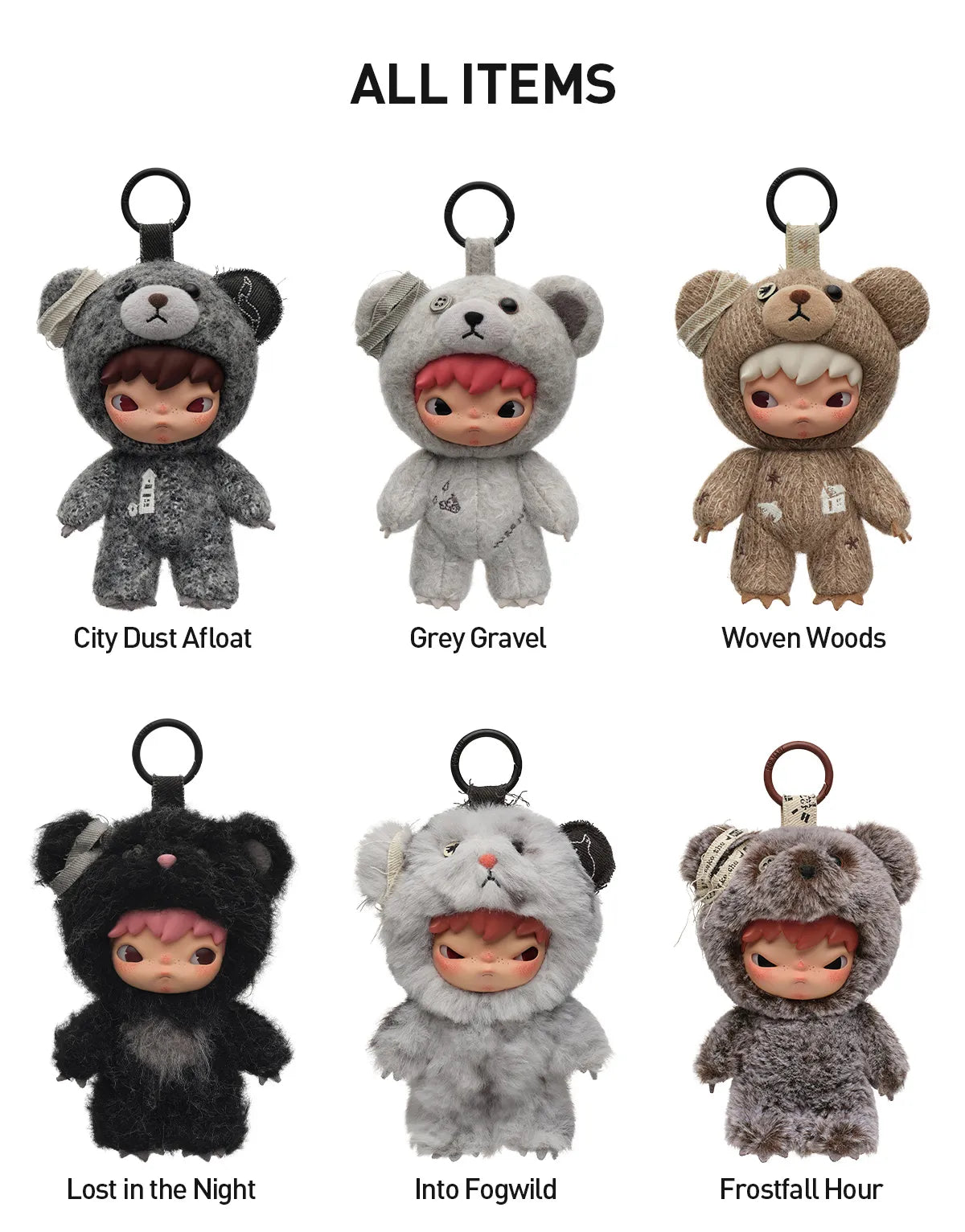 POP MART - Hirono Road Journal Series-Plush Doll Pendant Blind Box